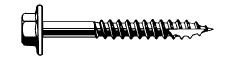 12GX50MM T17 ZY CL2 FORMWORK SCREW 1000PK