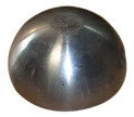 50MM S/S 316 TUBE CAP 1.6MM THICK