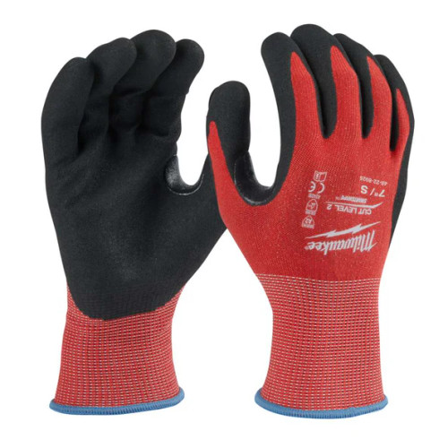 SIZE S CUT 2 NITRILE DIPPED GLOVES