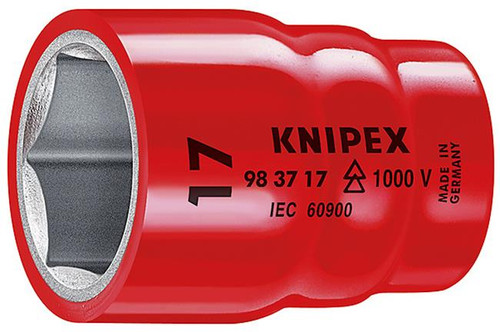 17MM 3/8\"DR 1000V HEX SOCKET
