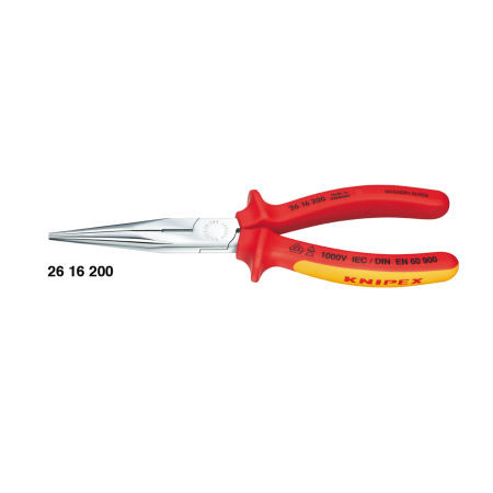 200MM 1000V INSULATED STRAIGHT LONG NOSE PLIER
