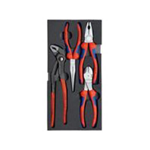 4PCE MIXED PLIER SET IN FOAM TRAY