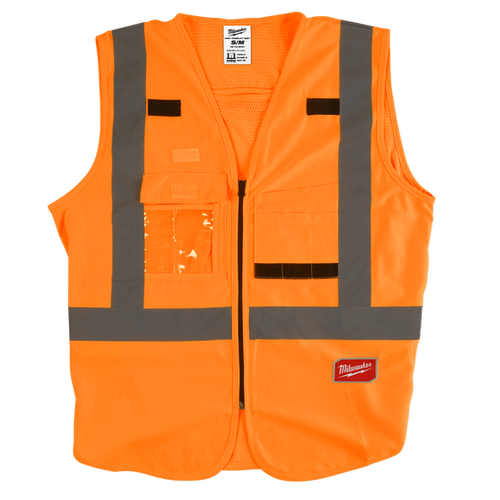SIZE L/XL HI-VIS ORANGE VEST