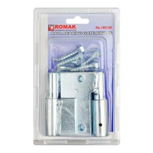 BALL BEARING GATE HINGE / SHORT STRAP LH 2PK