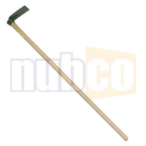 FULLY FORGED BURR HOE WITH LONG TIMBER HANDLE