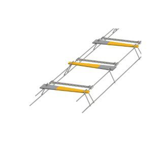 PD3 DOWEL CRADLE 6MM @ 450 CENTRES T/S 140-160MM SLAB GALV