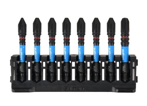 8PC PH1-3 X 50MM PHILLIPS SUPATORQ STACK-IN BIT SET