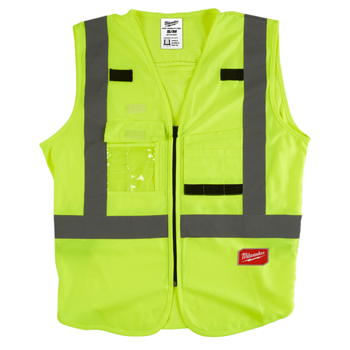 SIZE L/XL HI-VIS YELLOW VEST