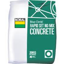 RAPID SET NO MIX CONCRETE 20KG