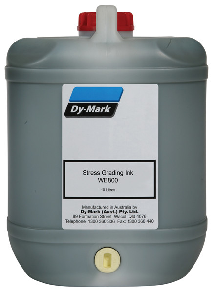 TIMBER STRESS-GRADING INK   WB800 RED 10LTR