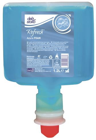 1.2LTR REFRESH  AZURE FOAM GENTLE HAND WASH CARTRIDGE TOUCH
