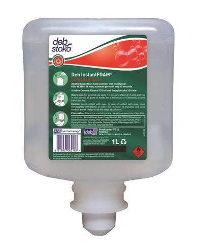 1LTR INSTANT FOAM HAND SANITISER CARTRIDGE