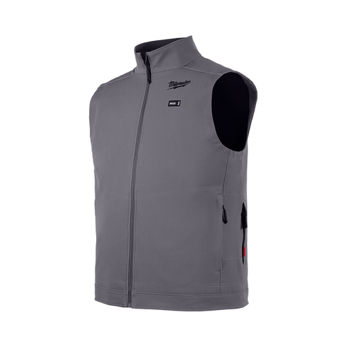 12V LARGE GREY TOUGHSHELL HEATED VEST