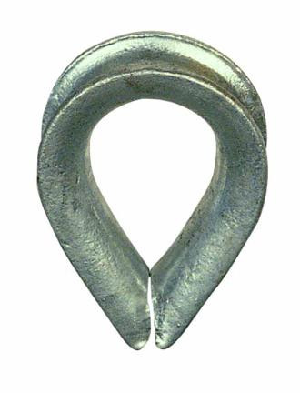 12MM GAL WIRE ROPE THIMBLE
