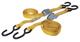 2PCE - 25MM X 2MTR MOTOR BIKE TIE DOWN