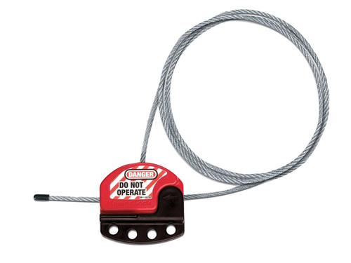 1.8MX4MM ADJUSTABLE CABLE LOCKOUT