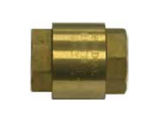 25MM (1\") BRASS SPRING CHECK VALVE S/S INTERNAL