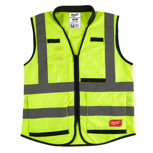 SIZE L/XL PREMIUM HI-VIS YELLOW VEST