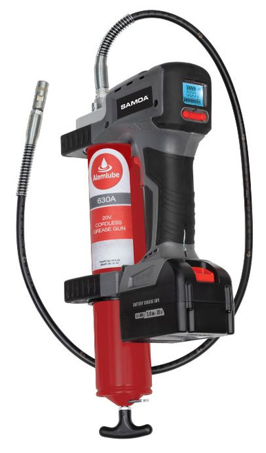 20V LITHIUM-ION CORDLESS GREASE GUN 2X2.0AH BATT & CHARGER