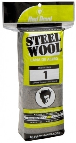 16PK 200GM GRADE 1 MEDIUM STEEL WOOL