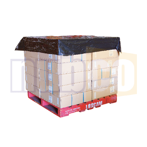 1680X1680MM 25UM BLACK PALLET TOPPER