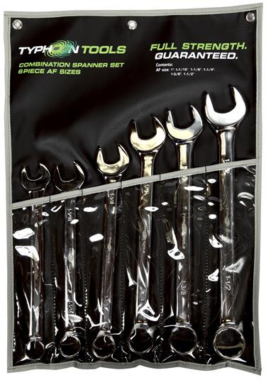 6PCE AF 1\"- 1.1/2\" JUMBO SPANNER SET