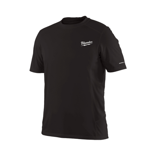 SML BLACK WORKSKIN LIGHT SHORT SLEEVE SHIRT