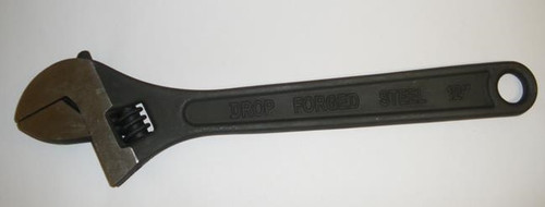 300MM (12\") WRENCH ADJUST. BLACK