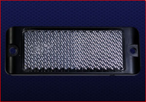 (O) 85X31MM SCREW ON WHITE REFLECTOR 2PK
