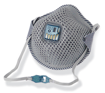 12PK P2+VALVE+CARBON PROMESH DUST MASK RESPIRATOR