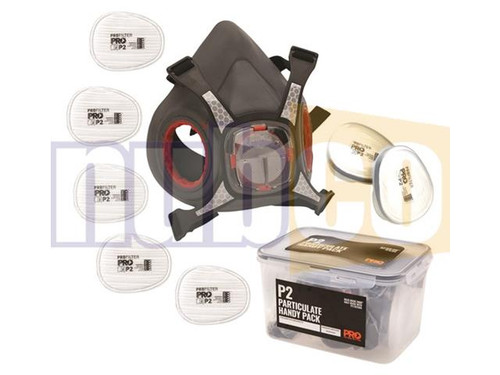 HALF FACE RESPIRATOR PARTICULATE HANDY PACK - MAXI MASK 2000