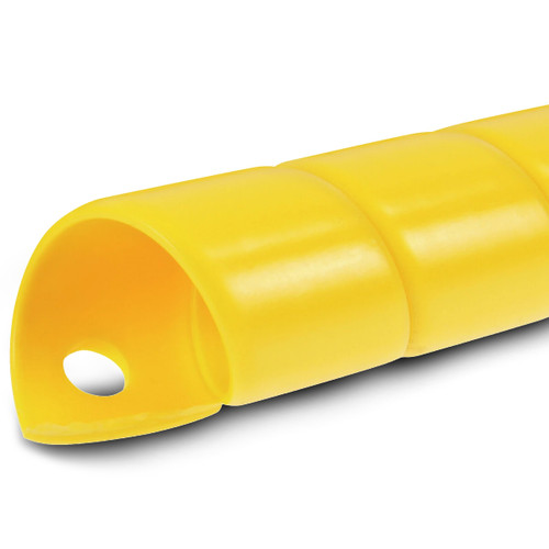 70M YELLOW SPIRAL DUCT - PER METRE