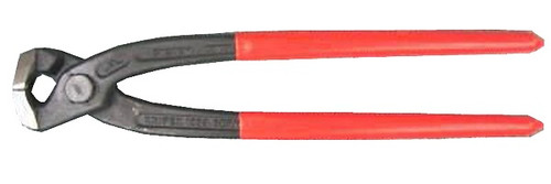 SIDE CLOSING HAND PINCER FOR DOUBLE EAR CLAMPS