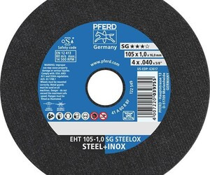105X1X16.0MM (100MM) PFERD INOX CUT OFF WHEEL