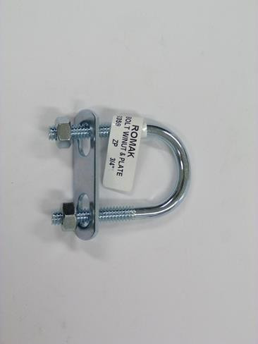 U BOLT 3/4" (19MM) Z/P
