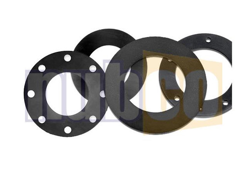 125MM X 3MM RUBBER GASKET FF ANSI150