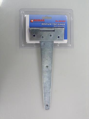 MEDIUM TEE HINGE Z/P 250MM 2PK