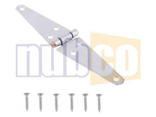 150MM 2PK GALV W/ BRASS PIN STRAP HINGE