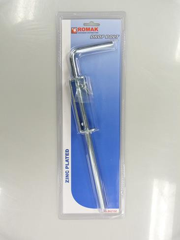 DROP BOLT Z/P 300MM CARDED