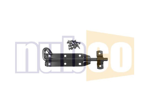 200X12MM BLK LONG SHOOT PADBOLT