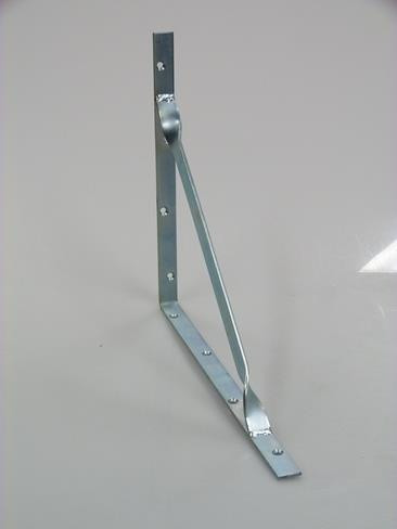 STAYED BRACKET 400X350X4MM Z/P