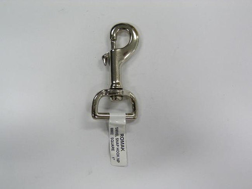 SQUARE SWIVEL SNAP HOOK N/P 25MM (DOG CLIP)