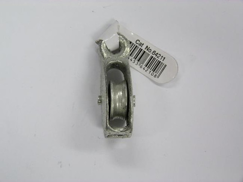 SINGLE AWNING PULLEY 25MM Z/P