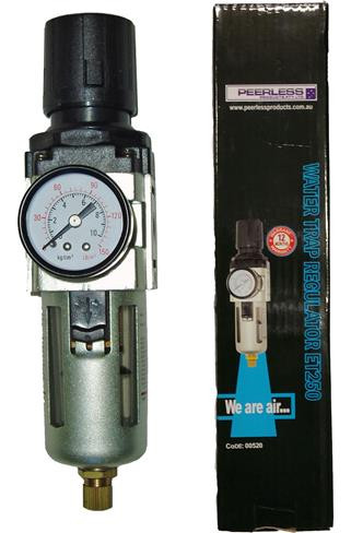 ET250 WATER TRAP FILTER REGULATOR 0-145PSI