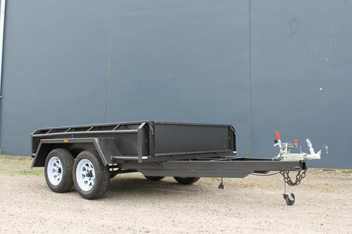 12X6 MED TANDEM 15\" SIDES ALL CHEQ PAINTED TRAILER