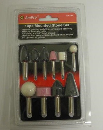 10PCE GRINDING STONE SET