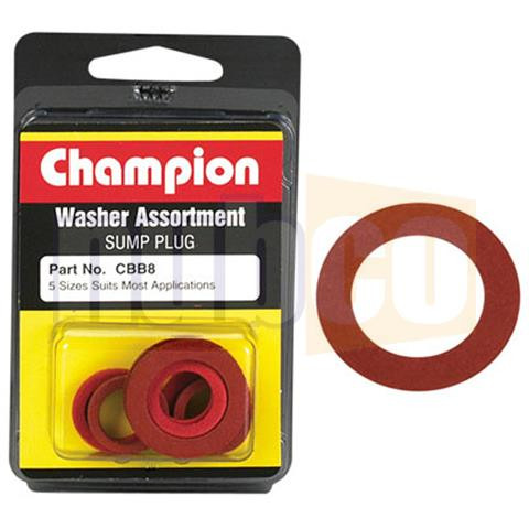 10PCE FIBRE WASHER ASSORTMENT PACK