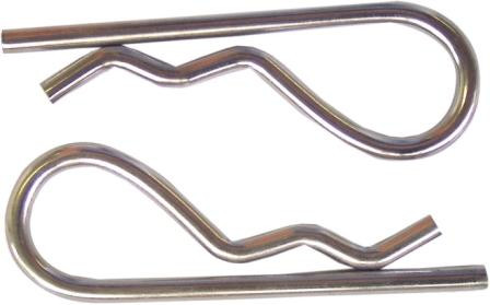 20PK R-PINS Z/P 3MM DIA X 50MM