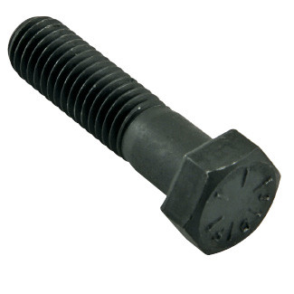 M12X100MMX1.25MM FINE CL8.8 BLK HEX BOLT ONLY