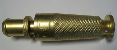 19MM BRASS B/TWIST JET FIRE HOSE NOZZLE